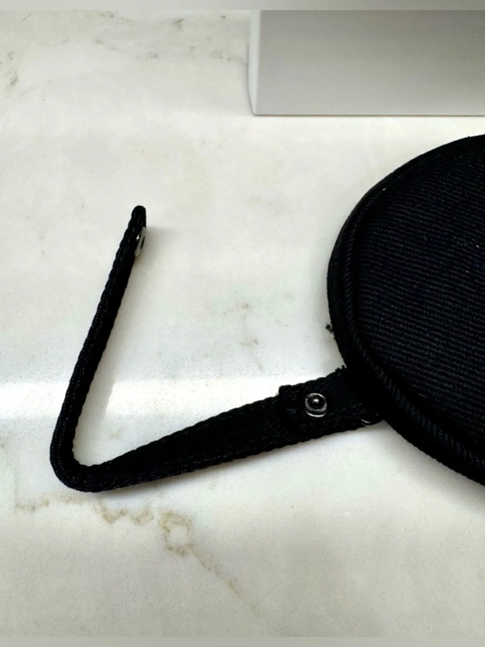 CHANEL Black Round Cosmetic /Coin/Airpod or Travel Pouch NWB - Picture 6 of 8